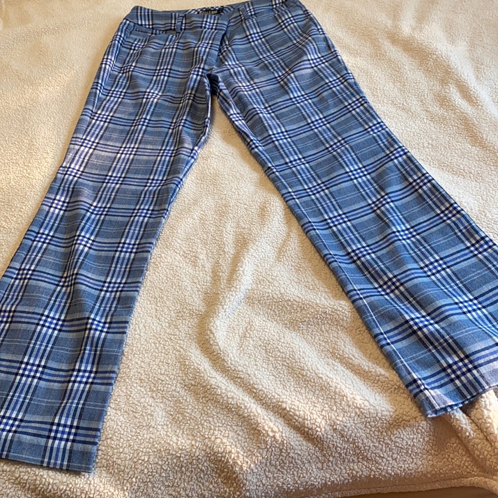 Checker Board Blue Pants
